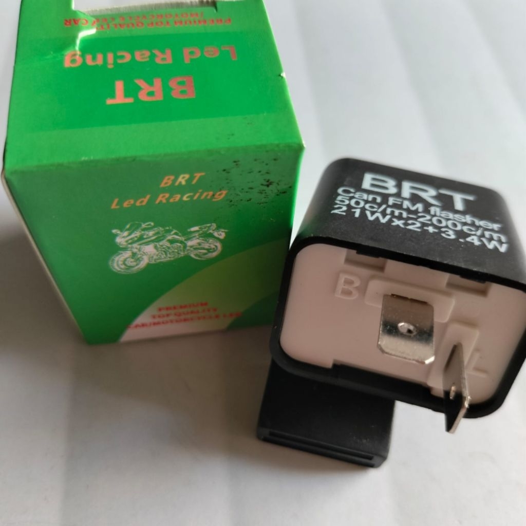 Flasher LED BRT Racing Adjustable Sein Motor Mobil Bisa Atur Kecepatan Kedip