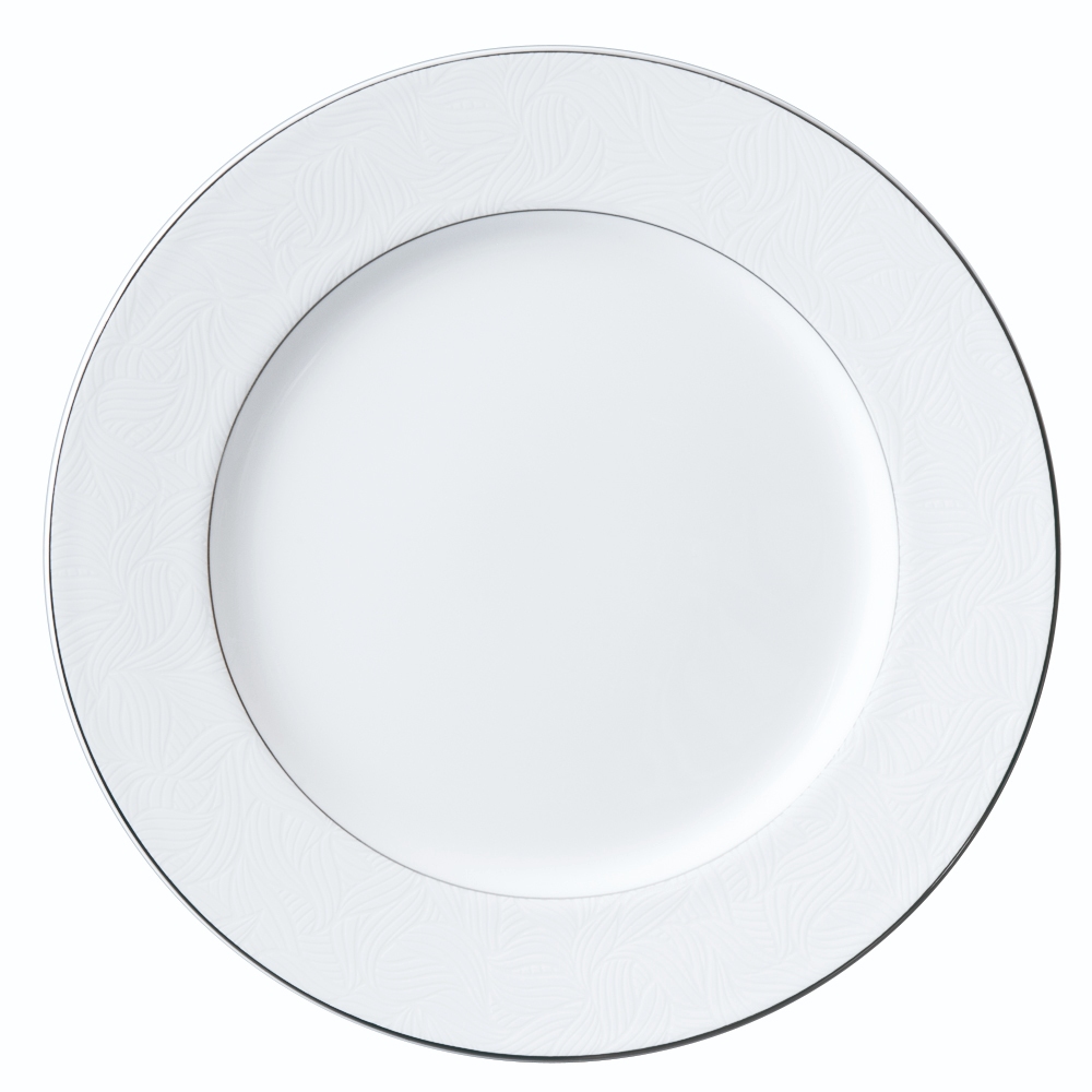 NARUMI ORIENTAL PLATINUM PRO 52580-1557 27CM PLATE PIRING BONE CHINA