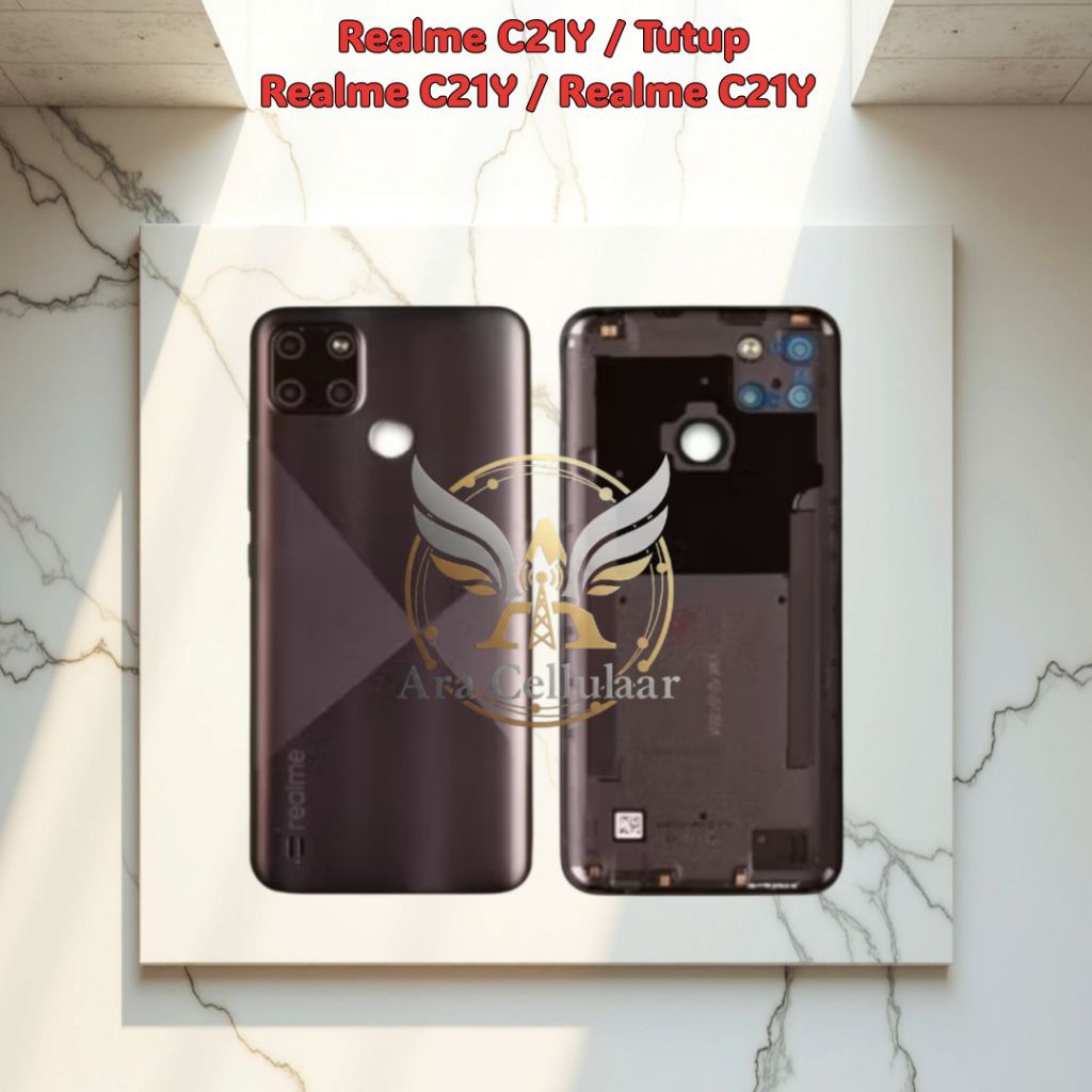 Backdoor Realme C21Y / Tutup Belakang Realme C21Y / Casing Realme C21Y