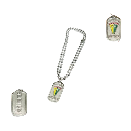 kalung pria logo polisi militer coor