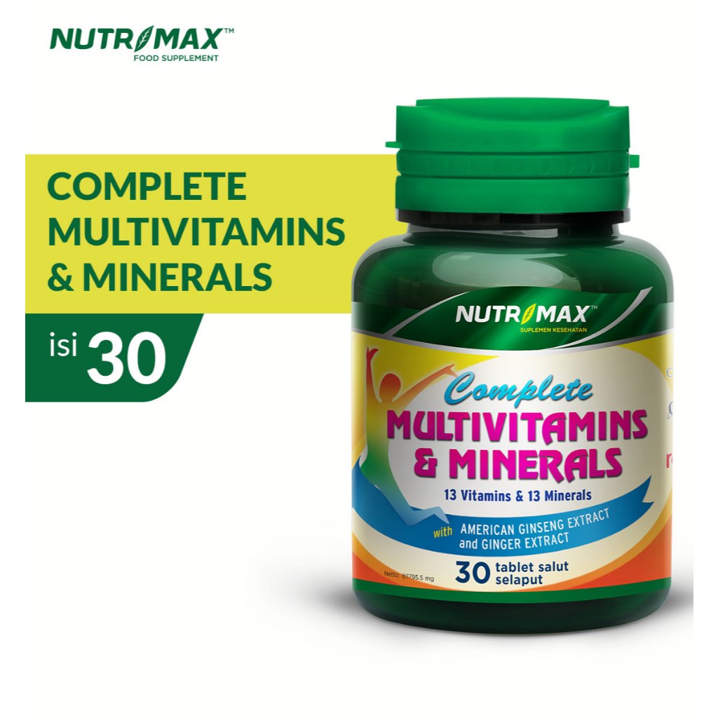 Multivitamin dan Mineral Lengkap untuk Memelihara Kesehatan Tubuh