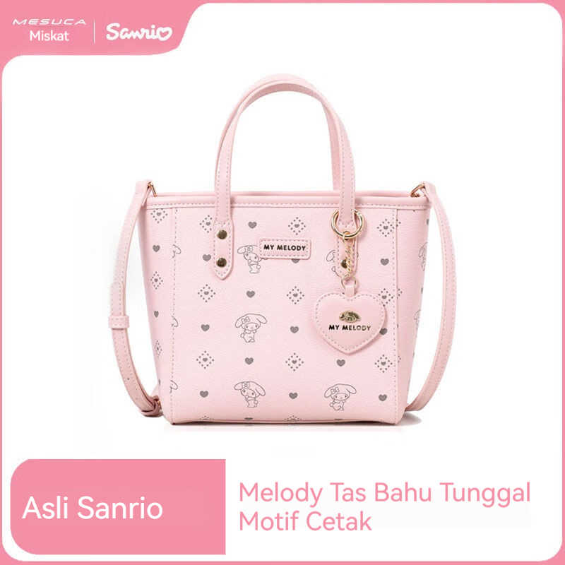 Tas Wanita Original Sanrio - Tas Bahu Wanita Kartun Merah Muda - Desain Unik, Kapasitas Besar, Styli