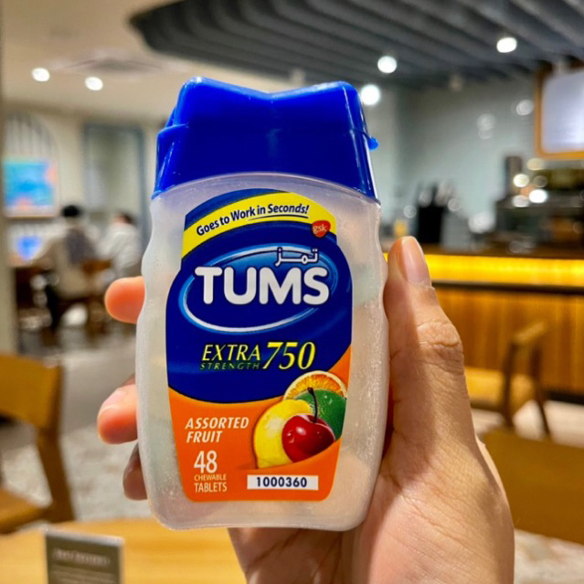 Tums Extra Strength 48 Tablet - Obat Asam Lambung Exp 2030