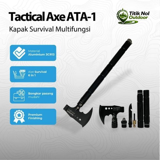 ALLTREK Kapak Multifungsi ATA-1 Tactical Kampak Survival Camping