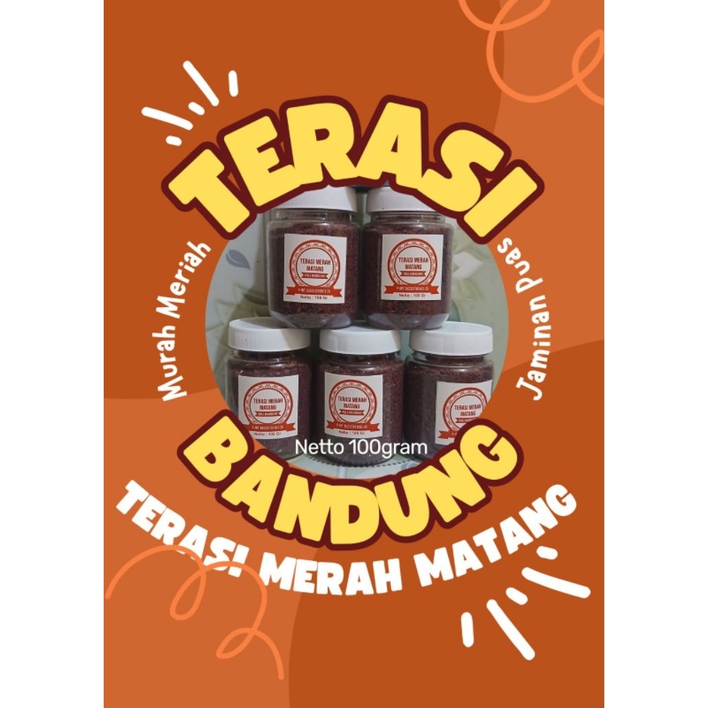 TERASI MERAH BANDUNG TERASI SAMBAL SUDAH MATANG OVEN