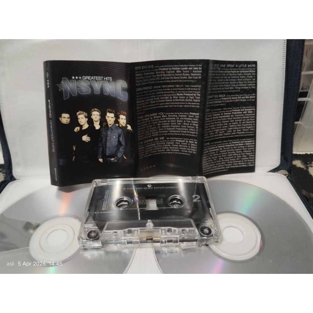 kaset pita NSYNC greatest hits album (bagus)