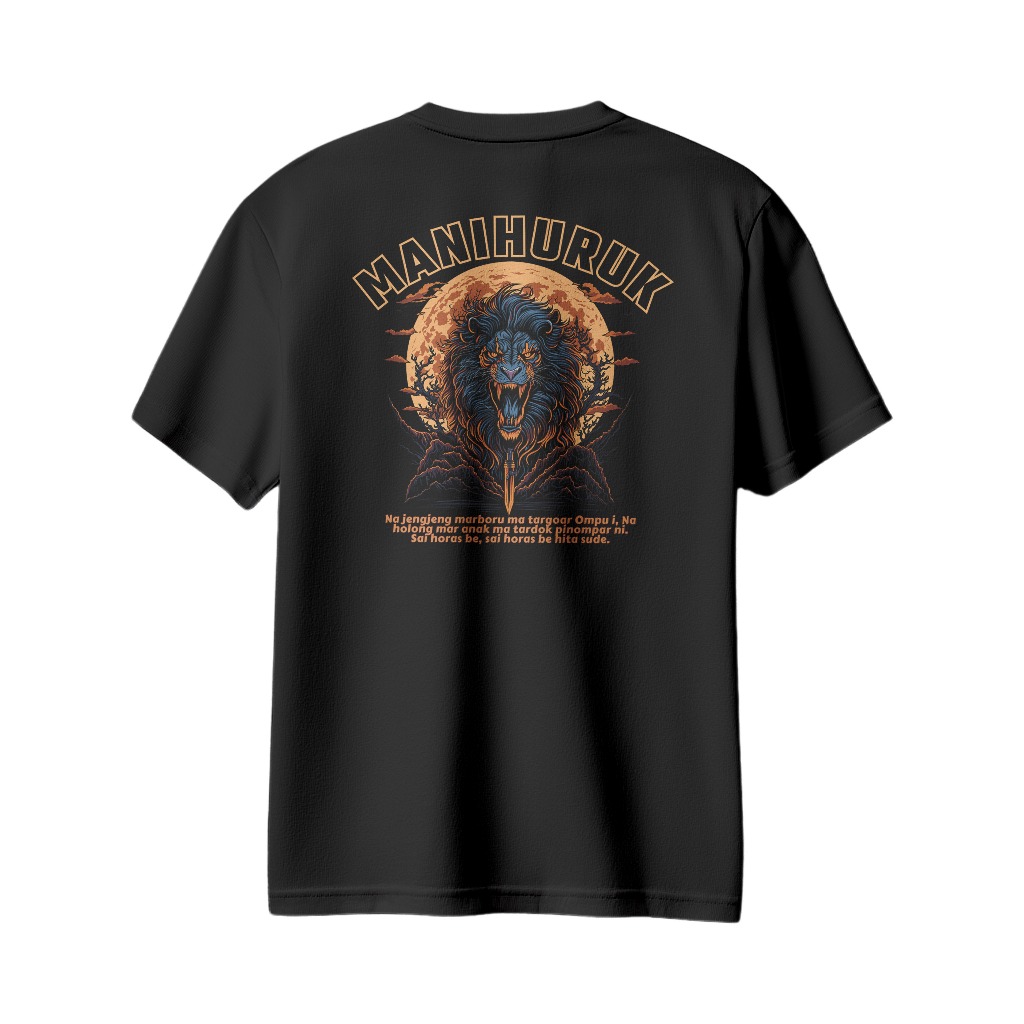 MANIHURUK Premium T-shirt KAOS MARGA Manihuruk "Onanzoe | Kaos Batak"