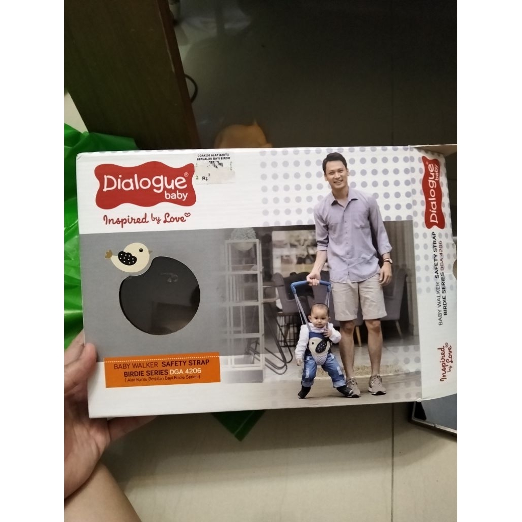 PL 015 - preloved baby Walker safety strap dialogue birdie