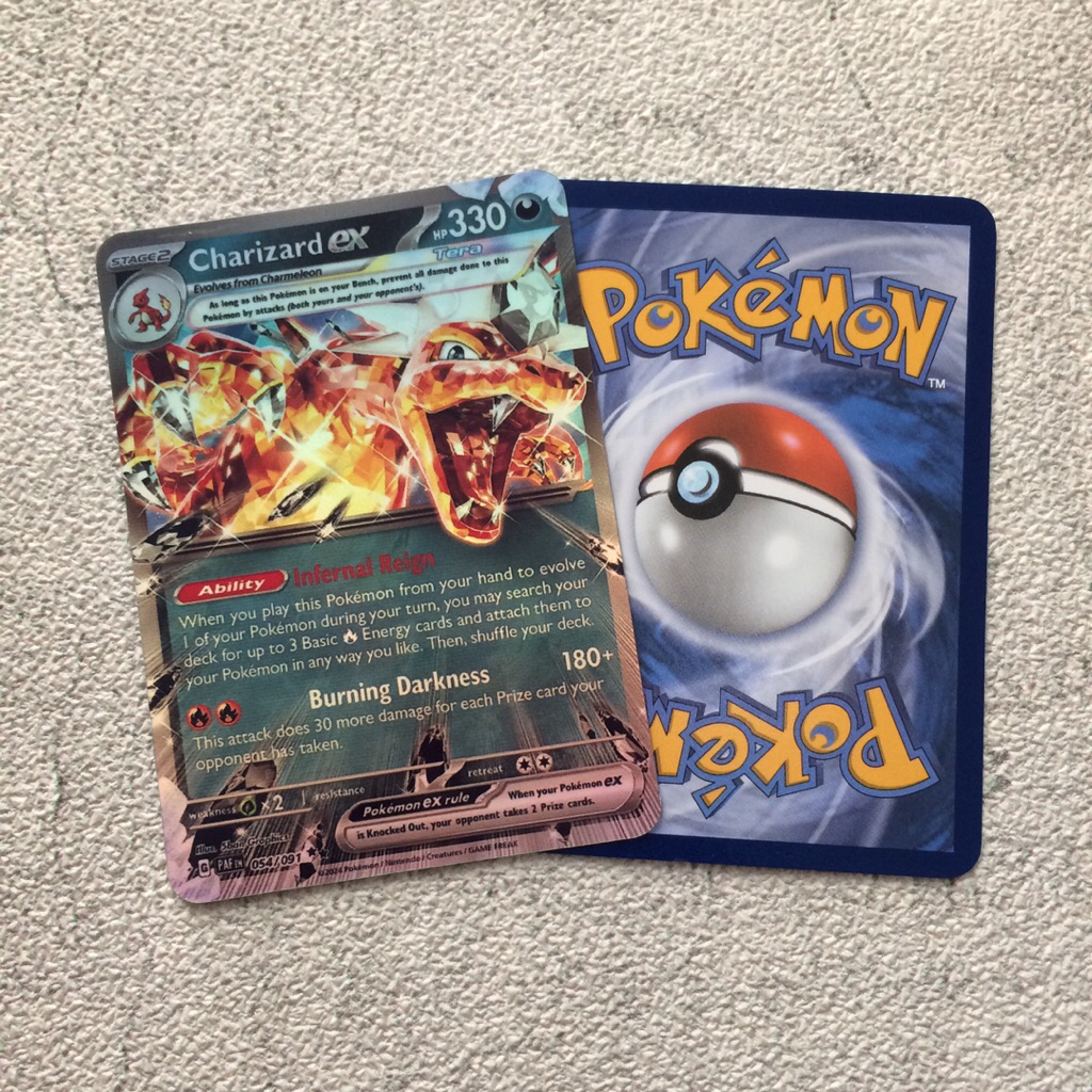 [Custom] Charizard ex type of Darkness from the Terastal set