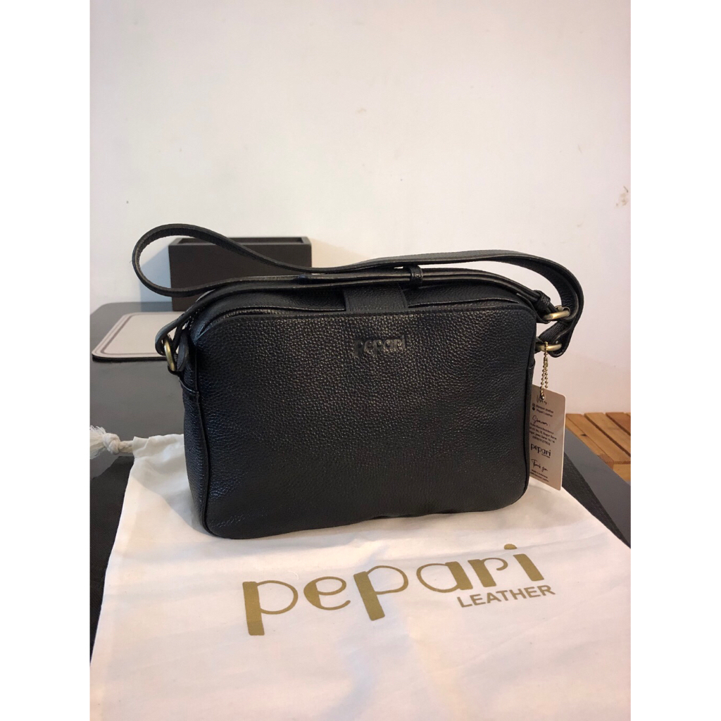Tas Kulit Asli Pepari Leather Pepari PA119 Slingbag LIKE NEW
