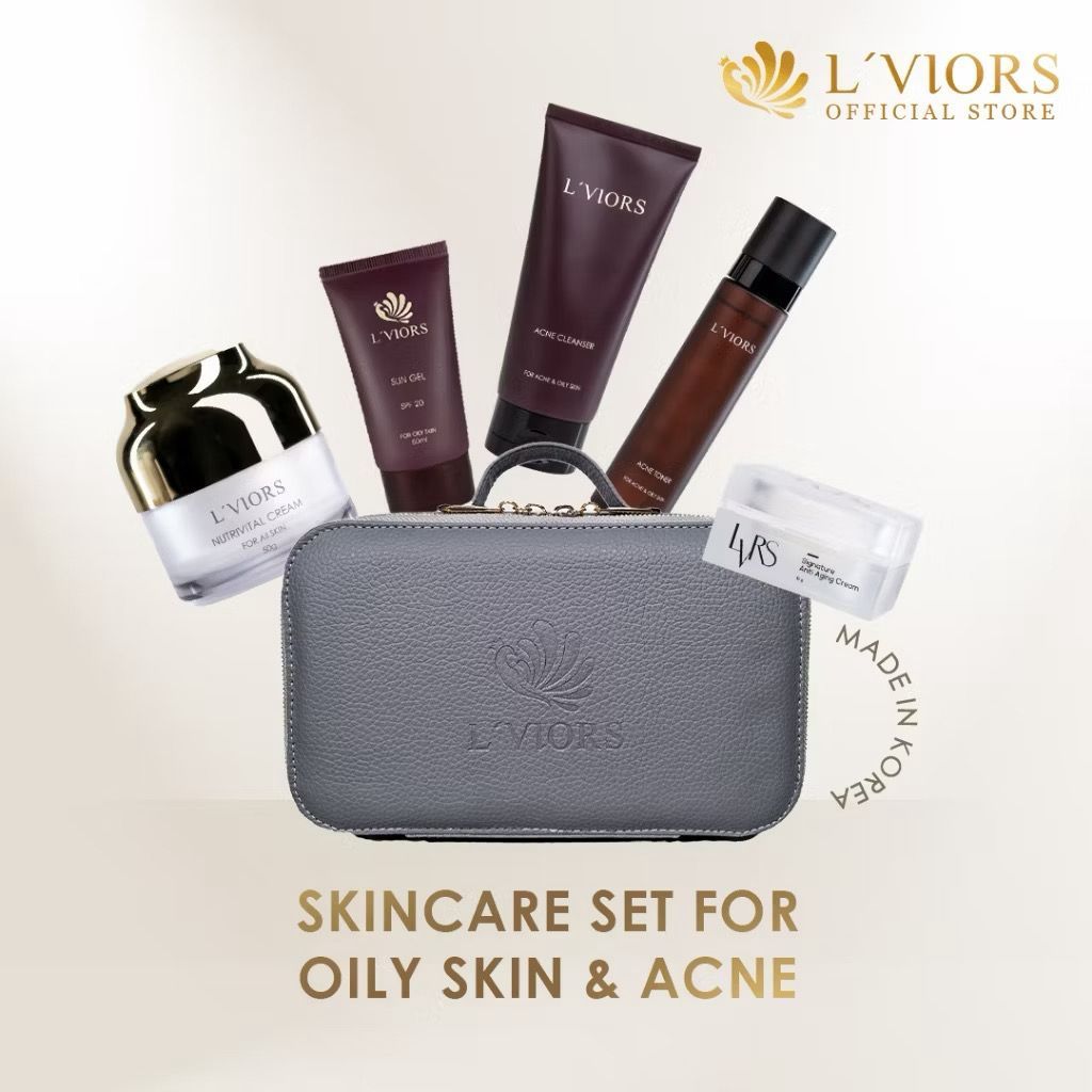 LVIORS SIGNATURE POUCH SET ACNE