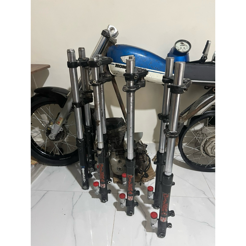 Shock Depan Paioli & Marzocchi Original Italian kondisi tidak pnp