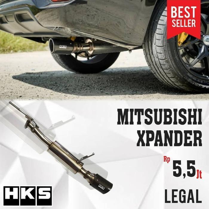 Knalpot HKS Xpander Livina 2019+ Muffler LEGAL Carbon 32008-ZM001