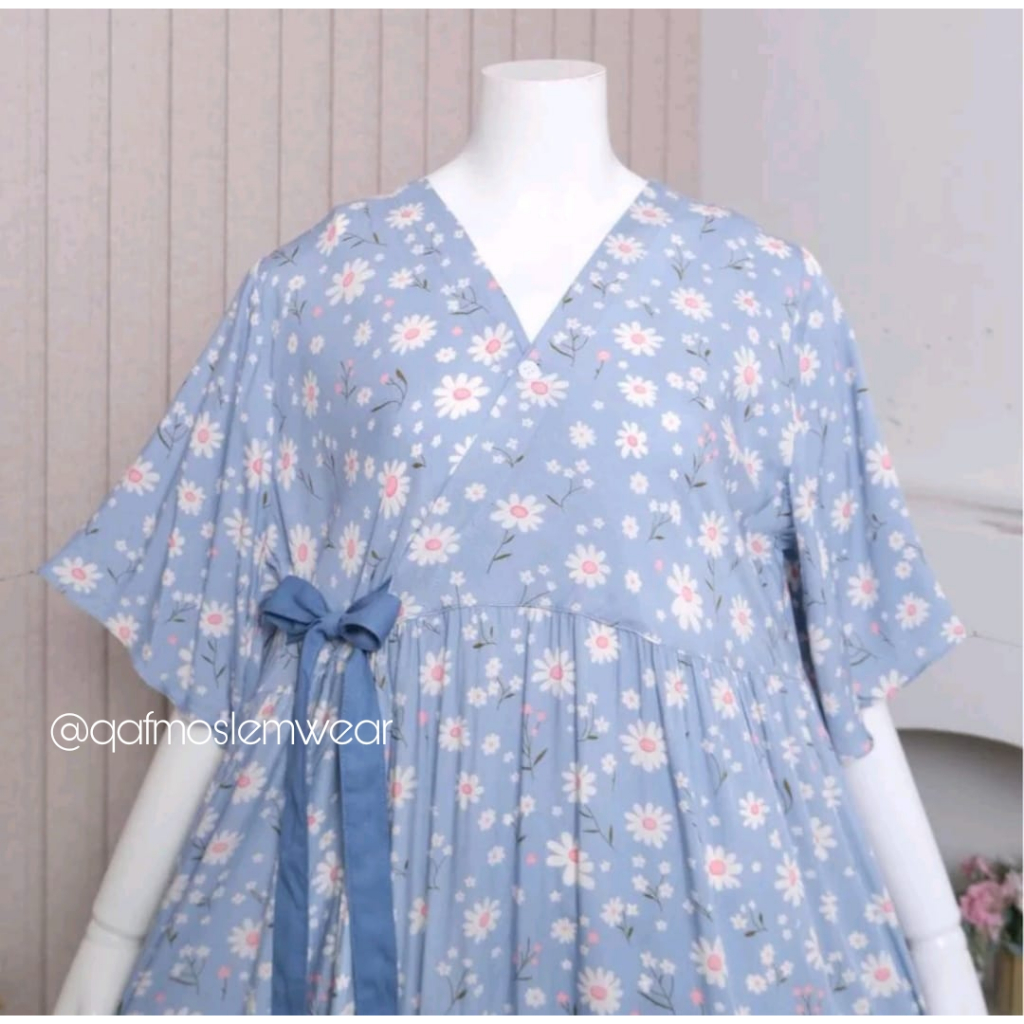 Daster Kimono | Daster Panjang Semata kaki Daster Korea Jumbo Motif Cantik Rayon Premium