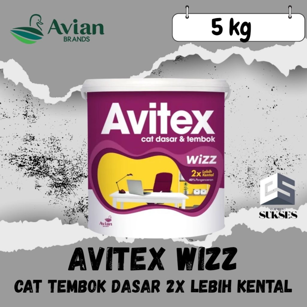 AVITEX WIZZ CAT TEMBOK DASAR ALKALI DINDING 5KG