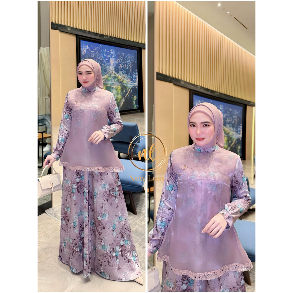 Tiara Dress Gamis Cantik Elegant Premium Original NewLusy