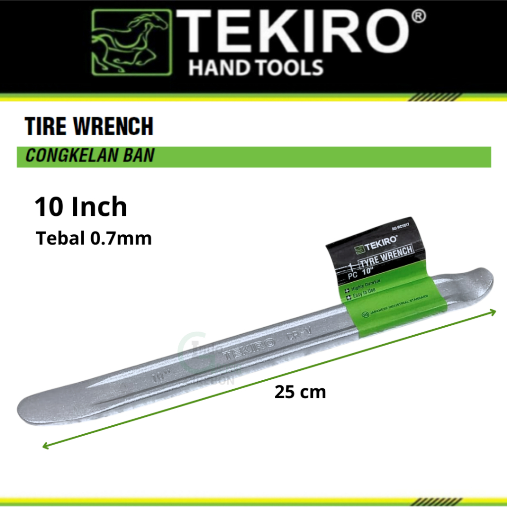 SAB TEKIRO 10 Inch Congkelan Ban Motor 10'' Alat Cukil Lepas Roda Ban Motor Rim Crowbar 10inch / Tek