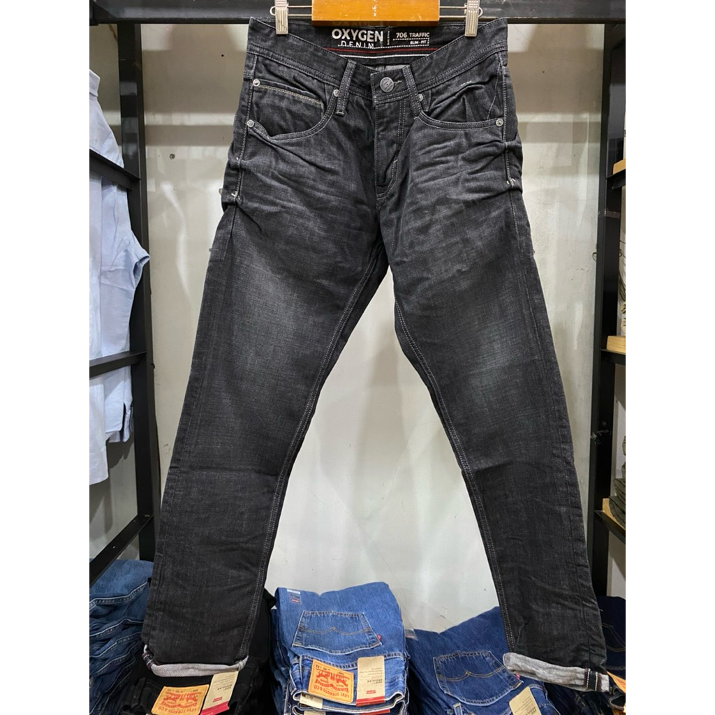 celana jeans oxygen panjang 706-7585