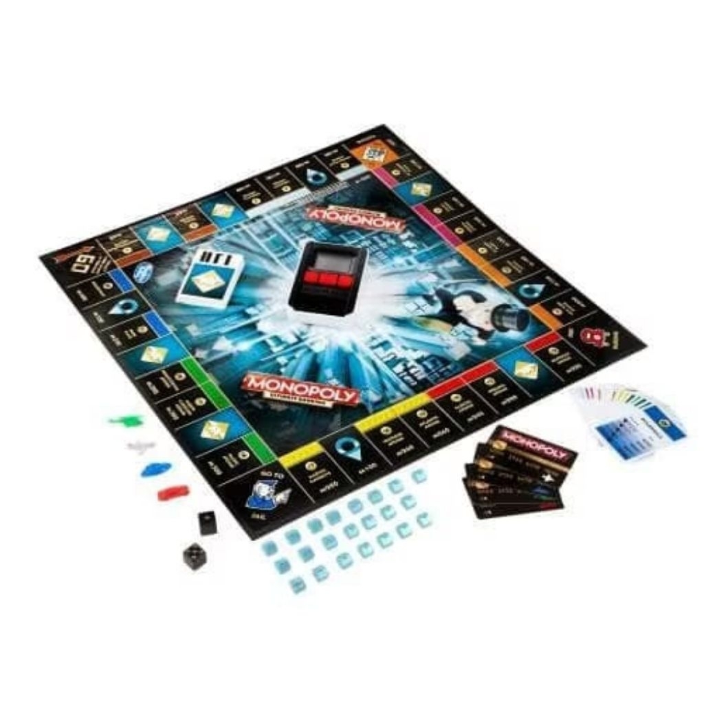 HASBRO Gaming Monopoly Ultimate Banking Monopoly super electronic banking original LS TOYS PARADISE