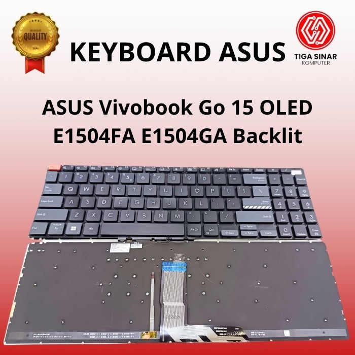Keyboard ASUS Vivobook Go 15 OLED E1504FA E1504GA Backlit