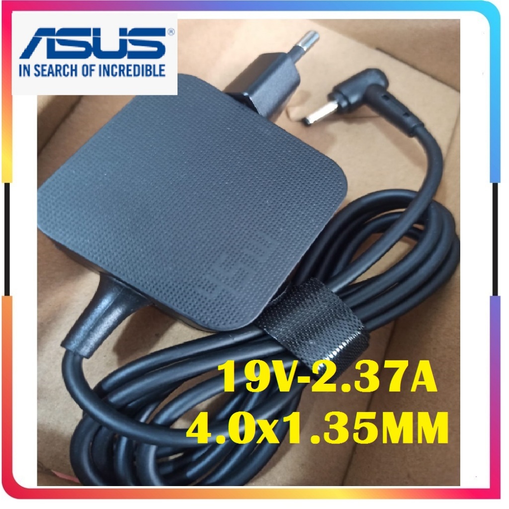 Adaptor Charger Asus X441B X441BA X441SA X441U X441UB 45W 19V 2.37A DC4.0*1.35MM JACK KECIL