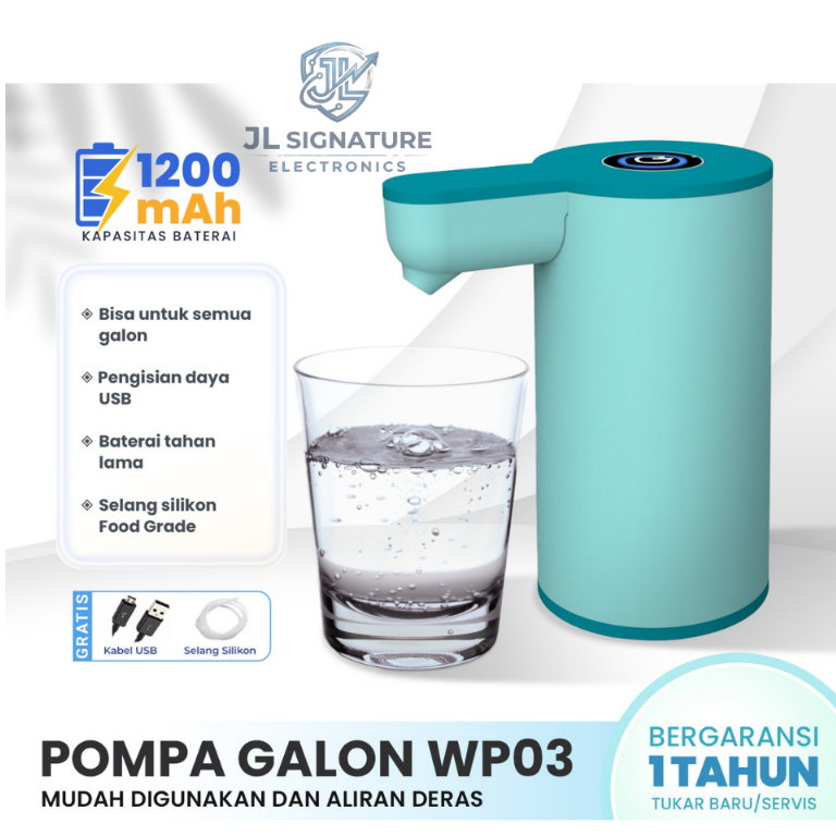Pompa Air Galon Elektrik Finito WPN003 / Sedot Air Galon Elektrik