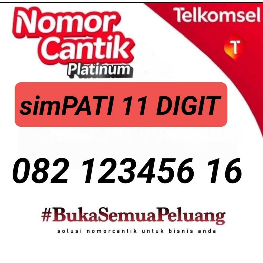 NOMOR CANTIK SIMPATI 11 DIGIT 082 123456 16 NOMOR CANTIK TELKOMSEL
