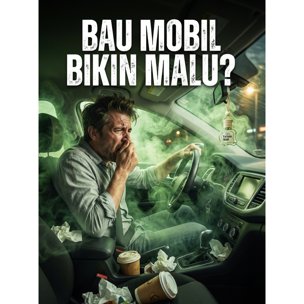 Parfum Mobil Anti Bau Rokok & Apek | Netralisir Bau Bandel, Sekali Pakai Langsung Segar