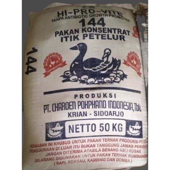 HI PRO VITE 144 KONSENTRAT PAKAN ITIK PETELUR LAYER