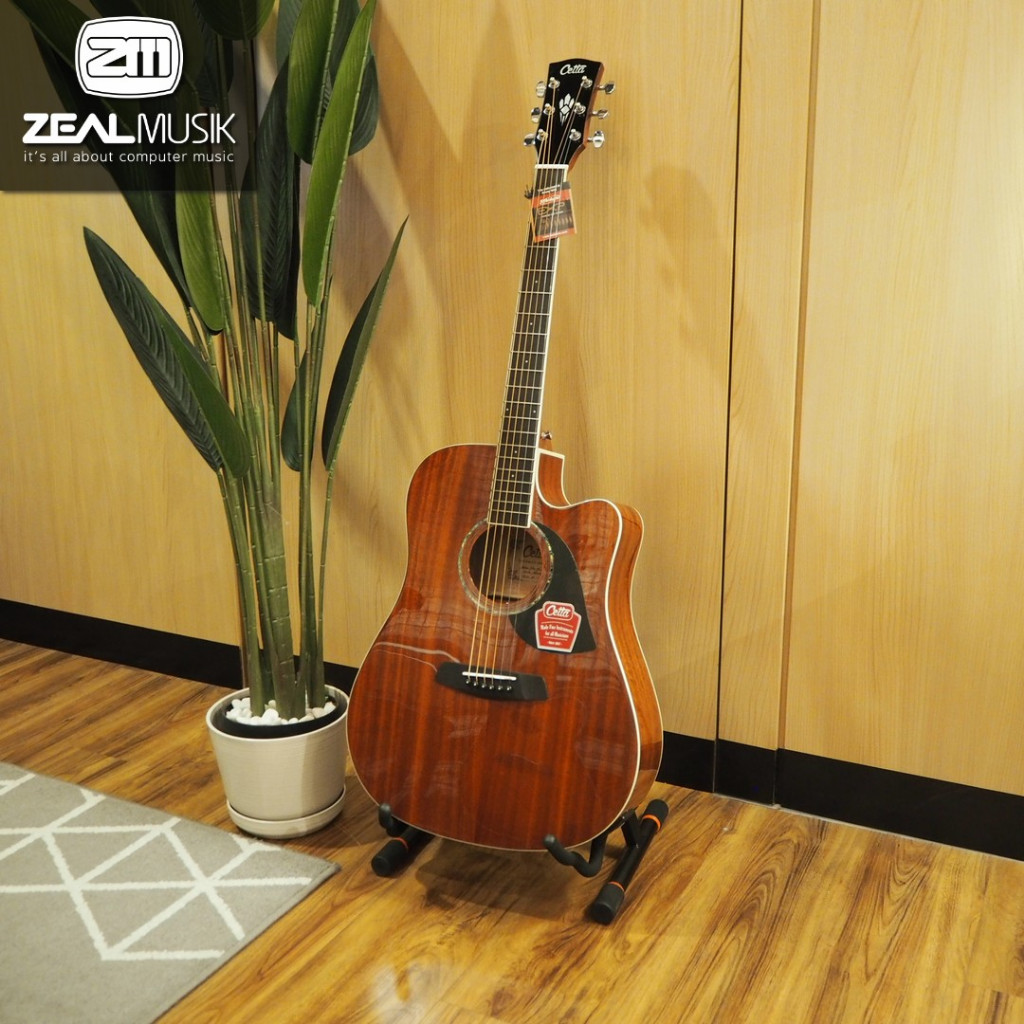 Cetta CD28MCE - NAT (G) - Gitar Akustik Elektrik - Acoustic Guitar - Zeal Musik Jogja