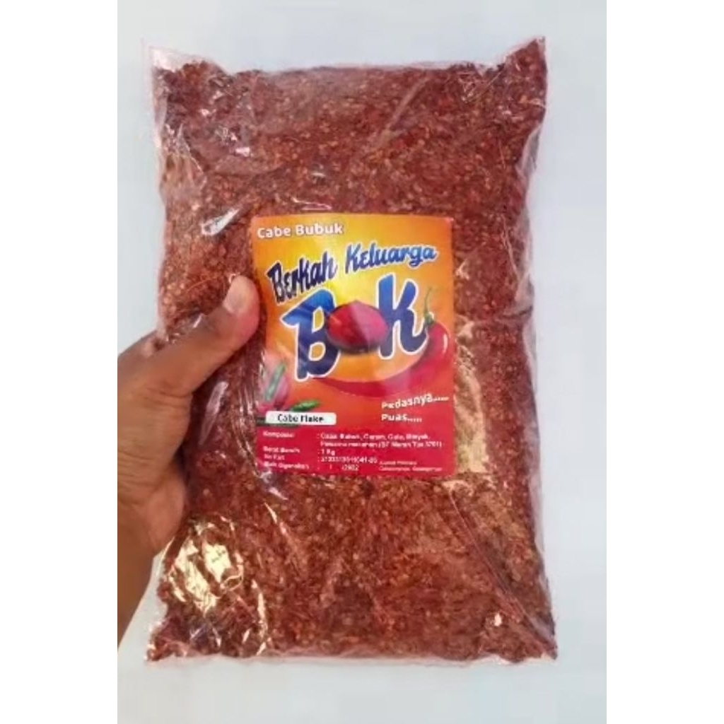 Chili bubuk pedas kasar flakes Cabe Kasar