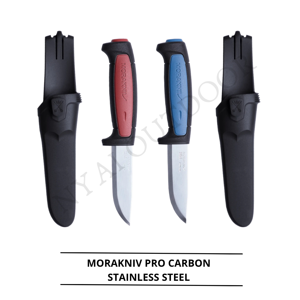 Pisau Morakniv Pro Bushcraft Survival Carbon Stainless Steel
