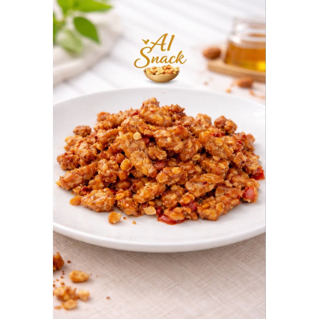 Kering tempe (1kg), tempe balado, orek tempe, kering tempe pedas manis, tempe orek