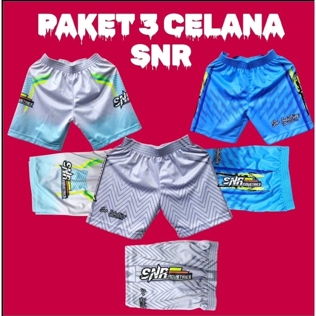 paket 3 celana voli snr industries voli paket 3 celana olahraga SNR INDUSTRIES VOLI CELANA SNR INDUS