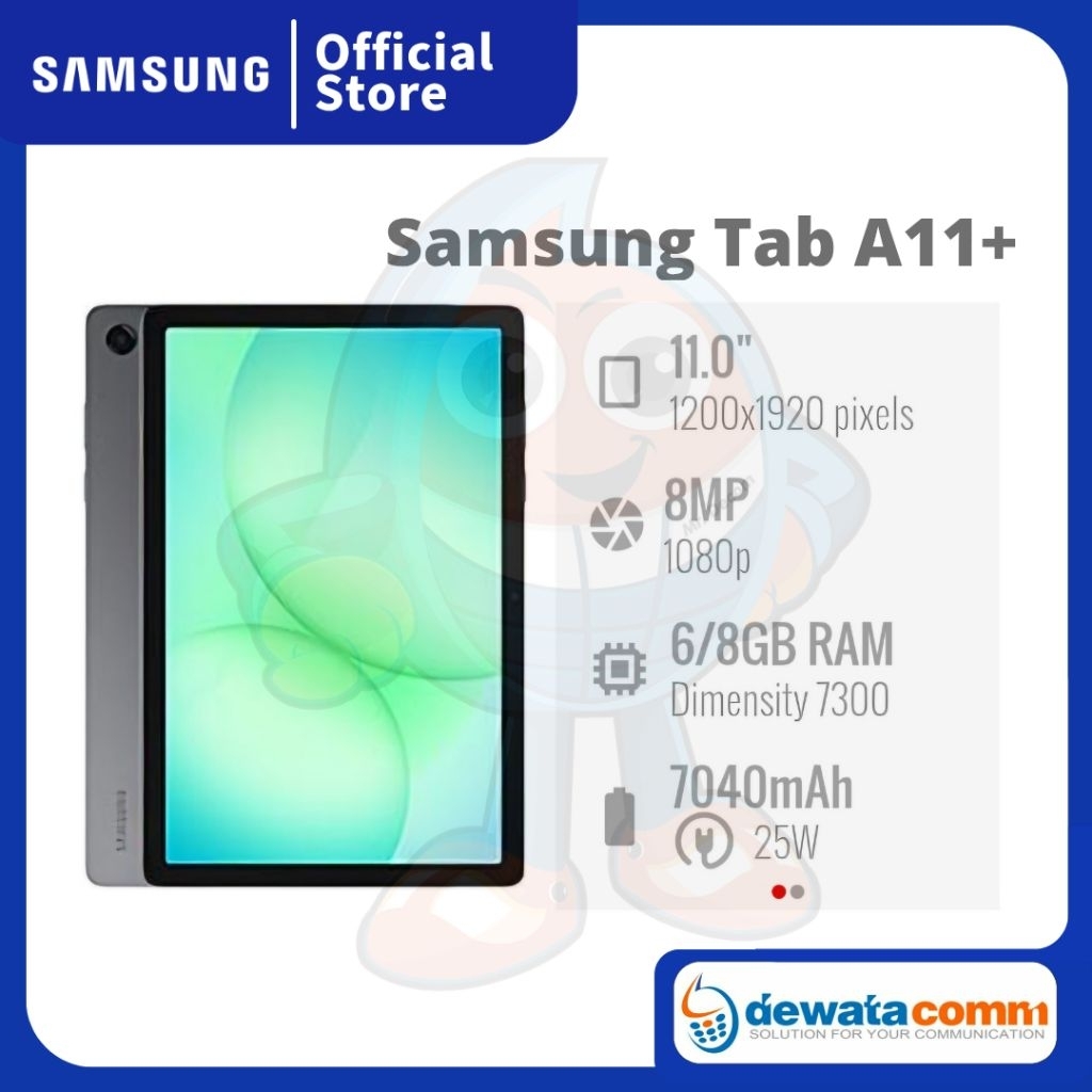 TABLET SAMSUNG A11+ GARANSI RESMI
