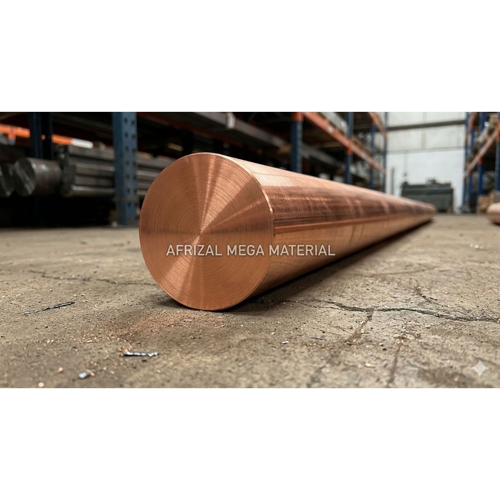 As tembaga diameter 25mm x 1000mm | As tembaga murni