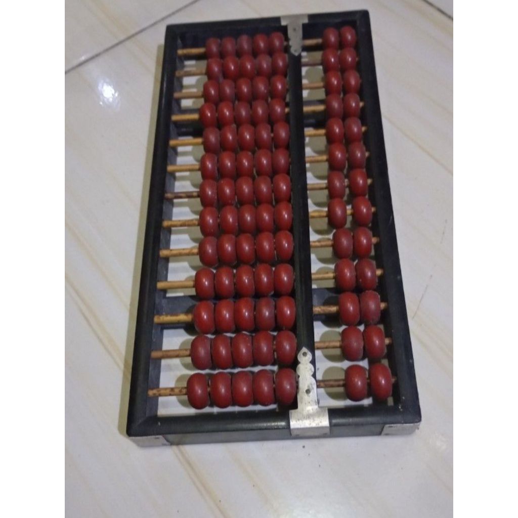 SEMPOA JADUL ABACUS KLASIK SUANPAN CINA MERAH