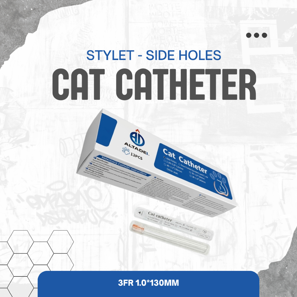 Cat Catheter 3FR 4FR (Kateter Urine Kucing)
