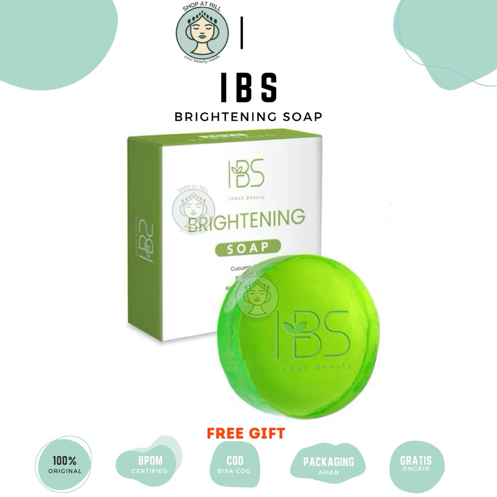 [SHOPATRIL] IBS BRIGHTENING SOAP | SABUN MENCERAHKAN | SABUN IBS HIJAU | ORI