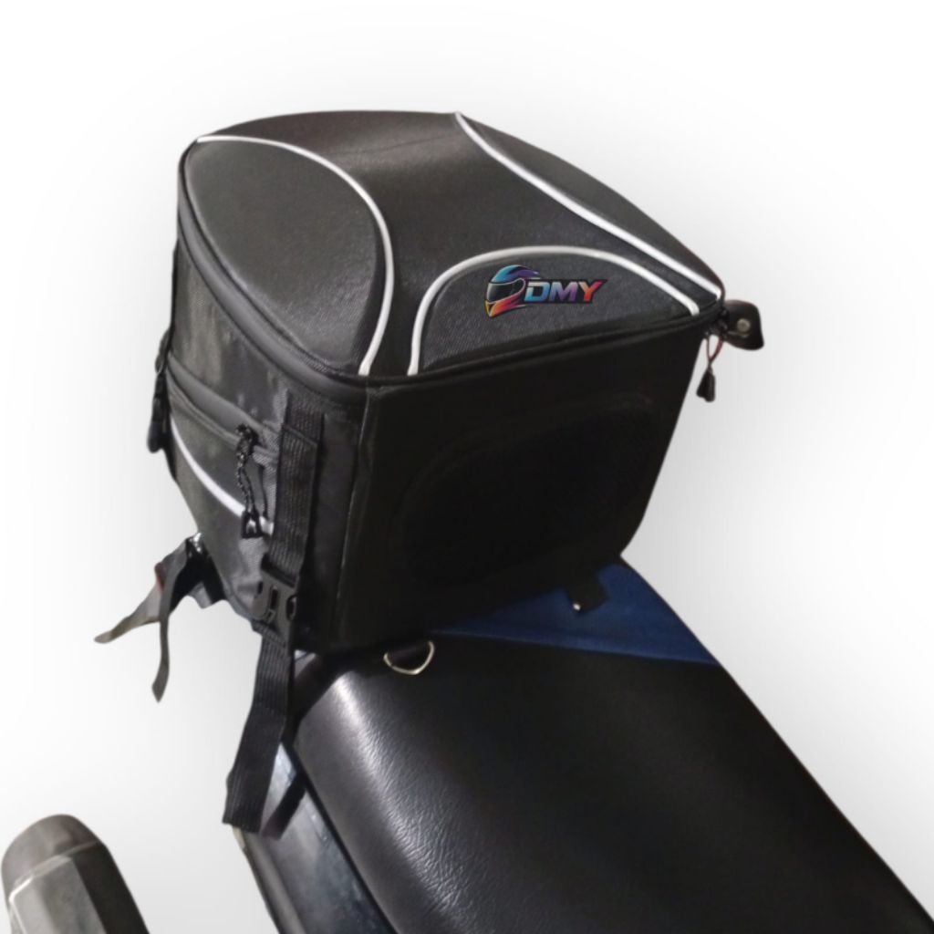 Bok motor touring harian tas jok motor belakang waterproof anti air