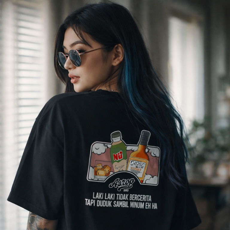 Kaos DEWASA LAKI-LAKI Baju Distro Plesetan Mansion Nu Green Tea