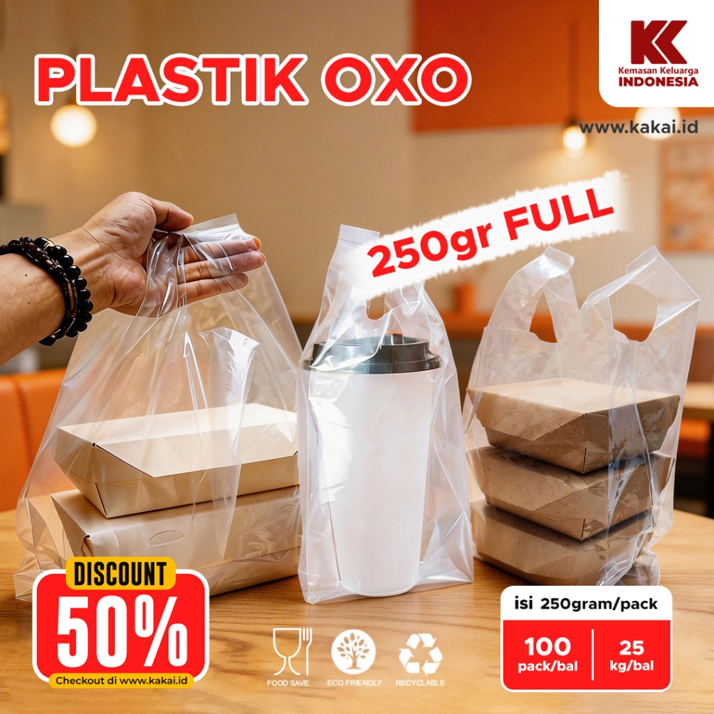 KANTONG PLASTIK BENING / KANTONG OXIUM / PLASTIK PE OXIUM 1 GELAS