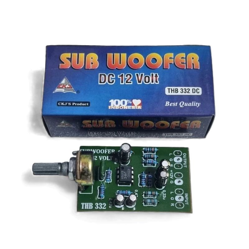 KIT SUBWOOFER CKJ THB 332 DC 12 VOLT / Kit Subwoofer
