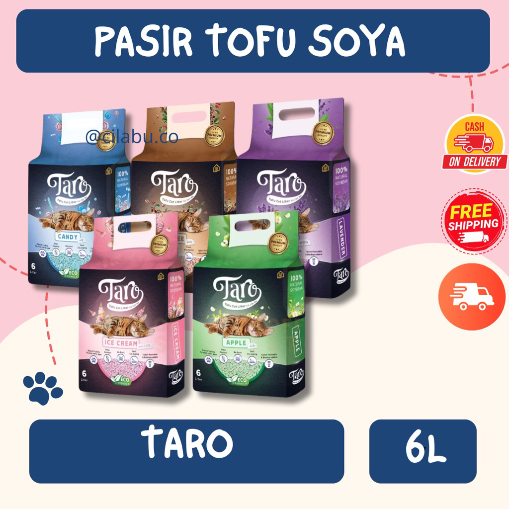 PASIR TOFU TARO | TARO TOFU SOYA CAT LITTER 6