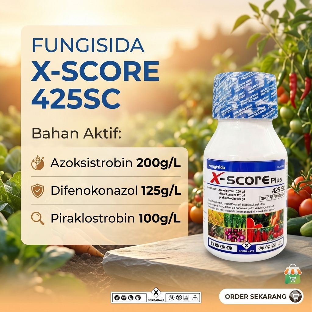 Fungisida X-SCORE 425 SC 250 ML - Efektif, Aman, Praktis
