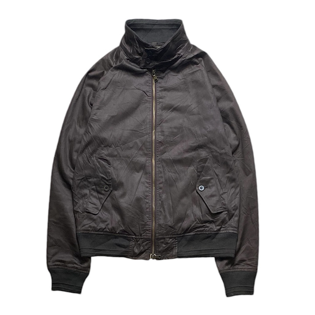 Green label relaxing harrington brown jaket