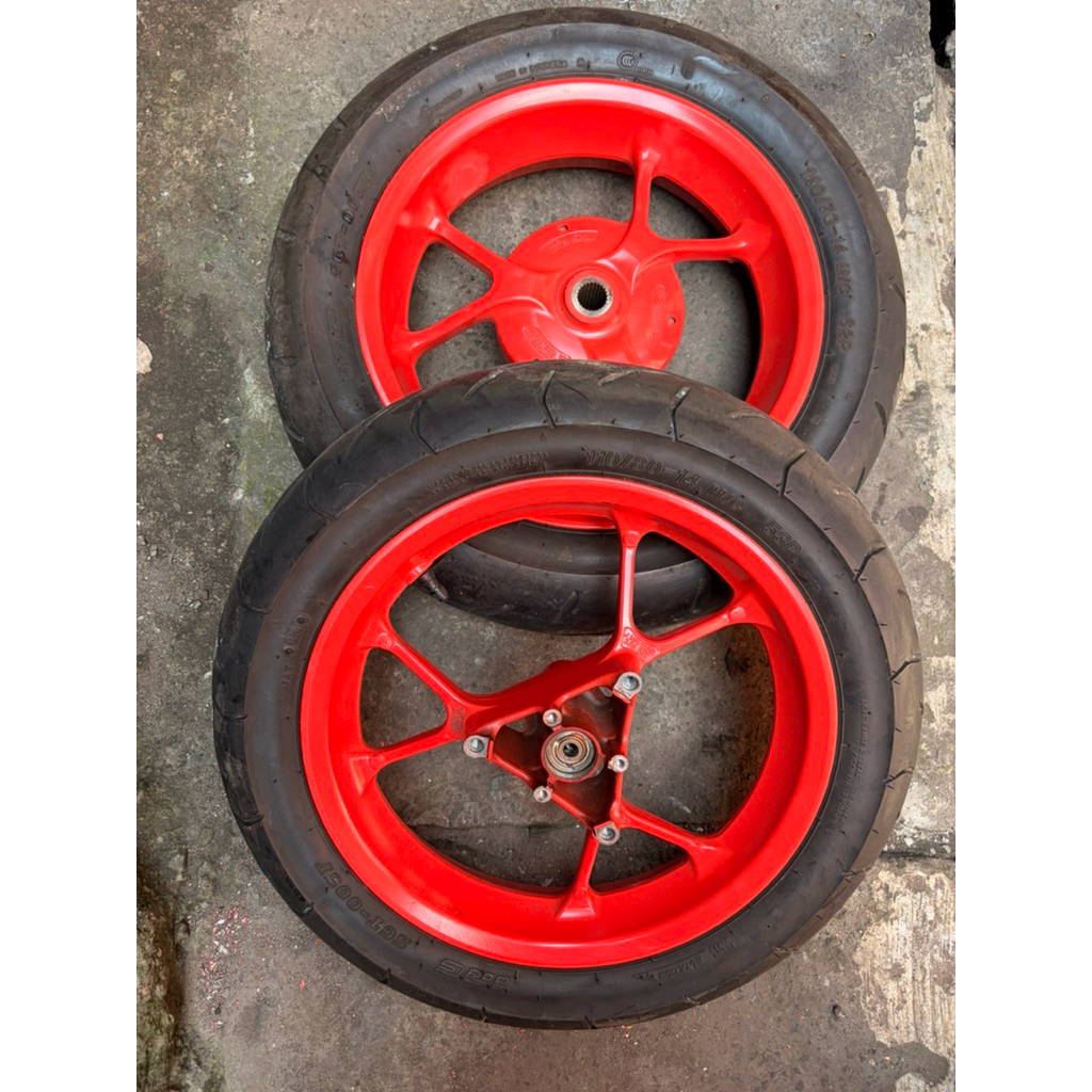 velg pelg Aerox set ban original