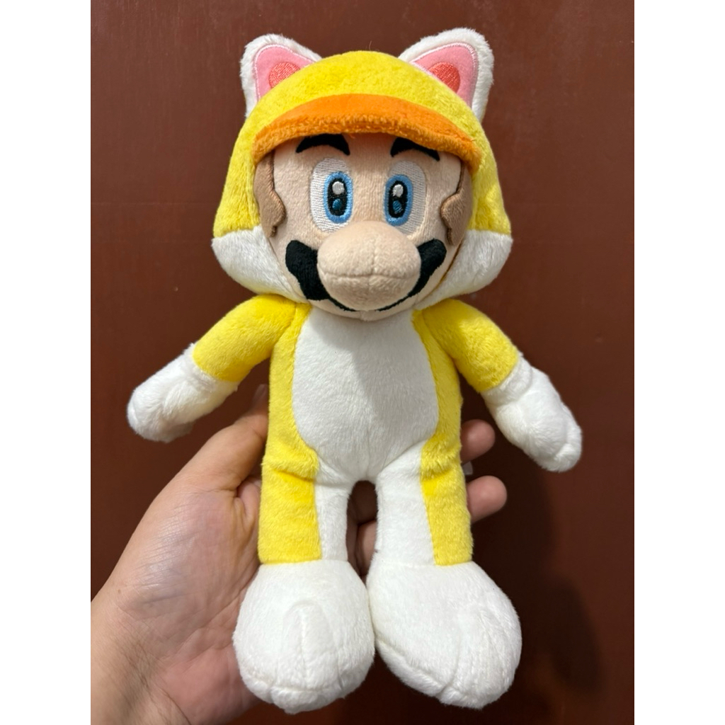 Boneka Super Mario Cat Mario Kuning | Super Mario 3D World