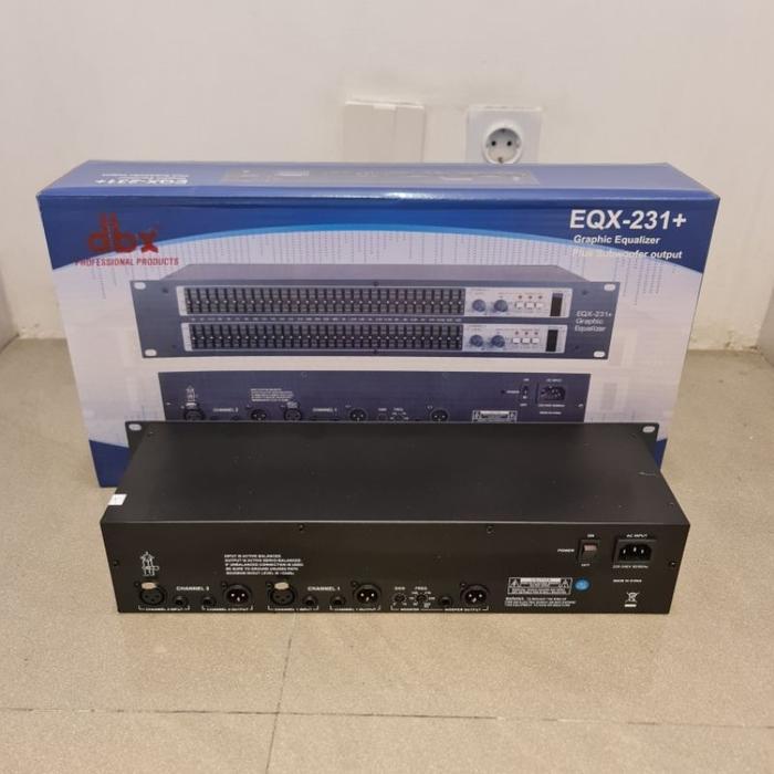 EQUALIZER EQX231 / EQX 231 PLUS SUBWOOFER EQUALISER EQX 231 + SUB NEW