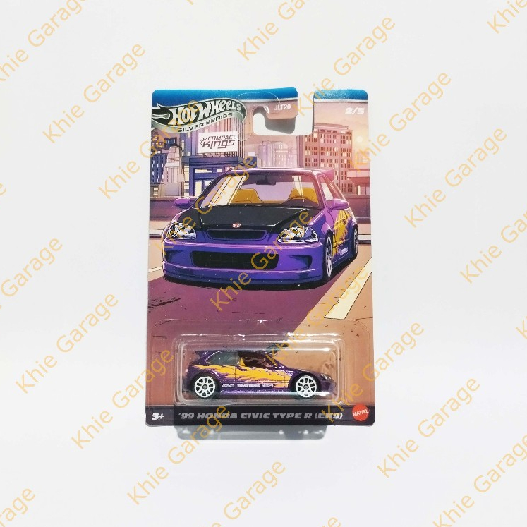 HotWheels Hot Wheels 99 Honda Civic Type R Ek9 Ungu Ferio Jdm Dark Amethyst Pearl Compact Kings 2026